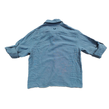 Load image into Gallery viewer, odyssey sea blue button up
