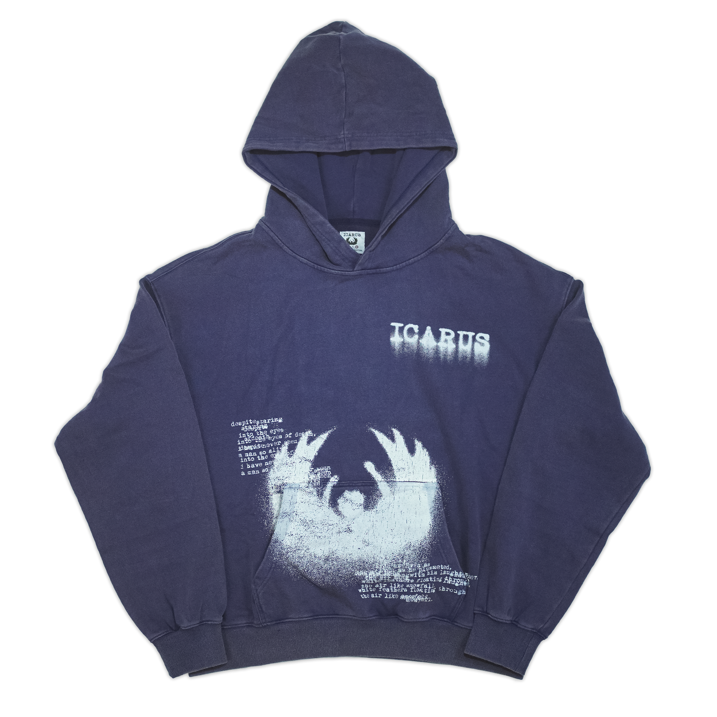 sea blue hoodie