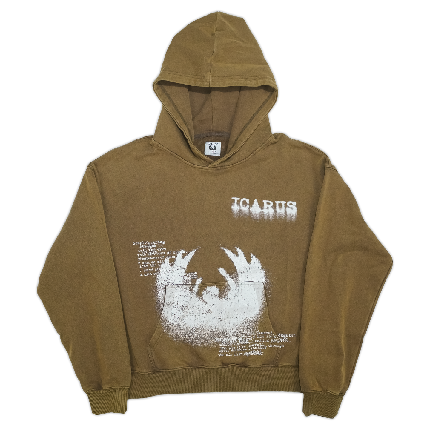 ochre brown hoodie